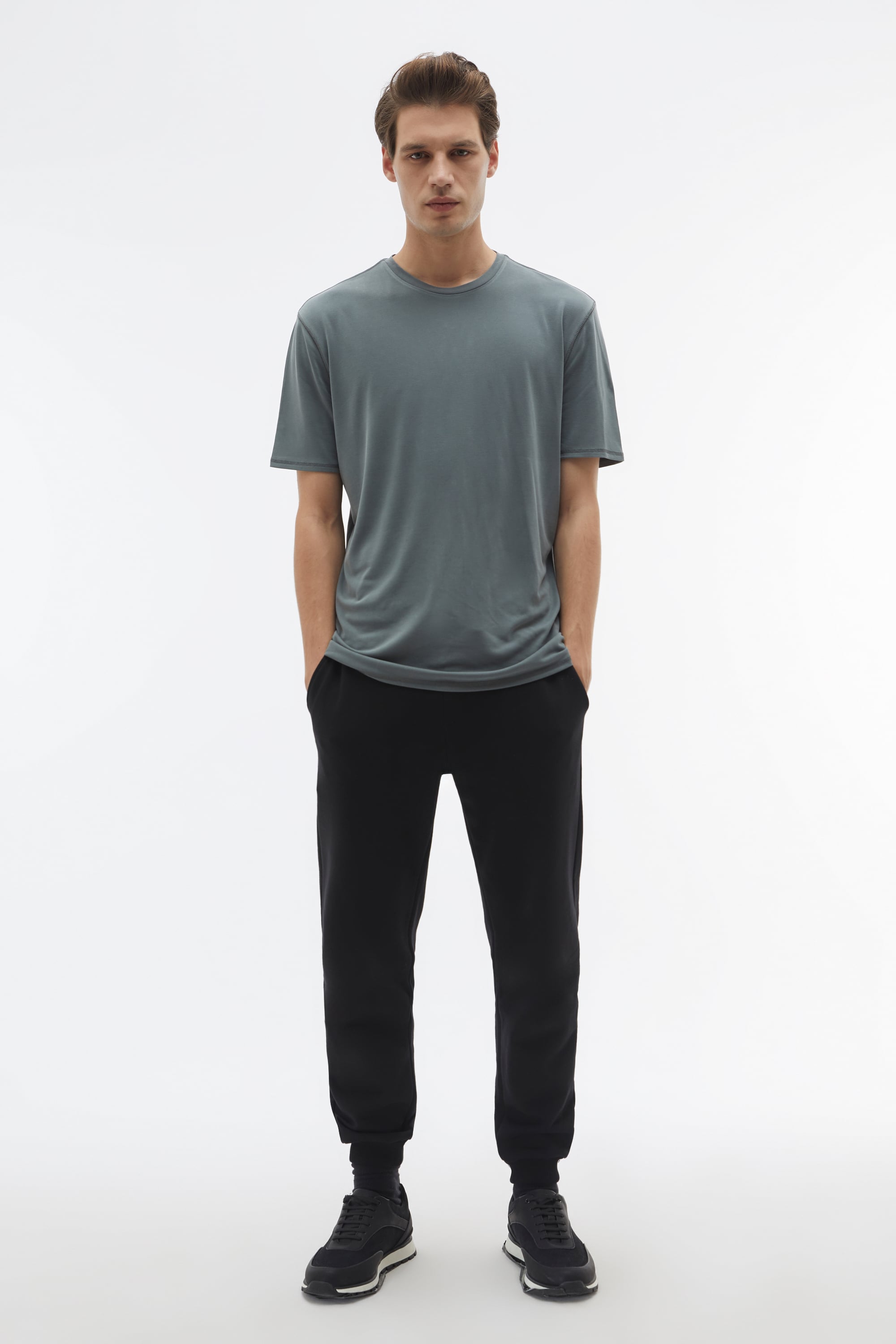 BİSİKLET YAKA MODAL T-SHIRT