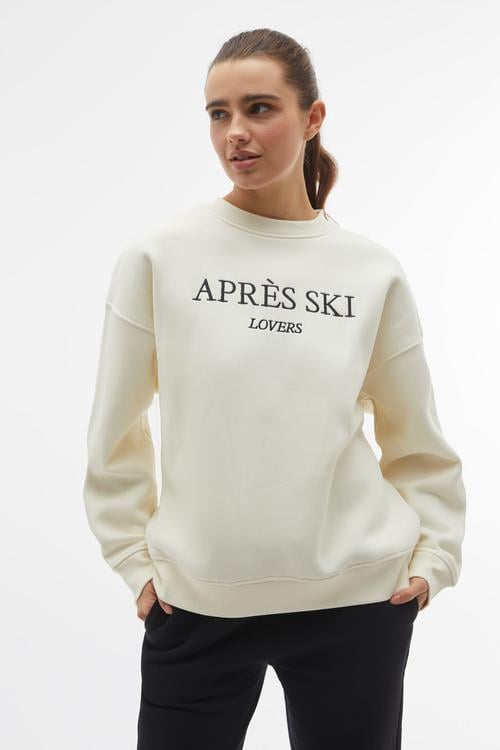 NAKIŞLI LOOSE FIT SWEATSHIRT