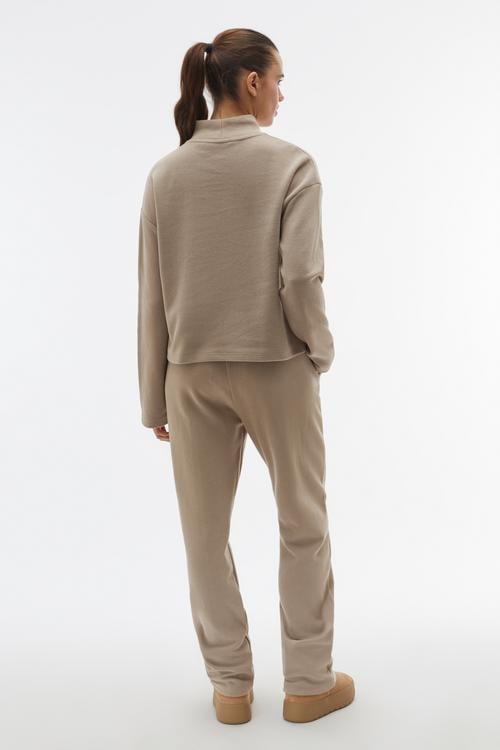 DİK YAKA LOOSE FIT SWEATSHIRT