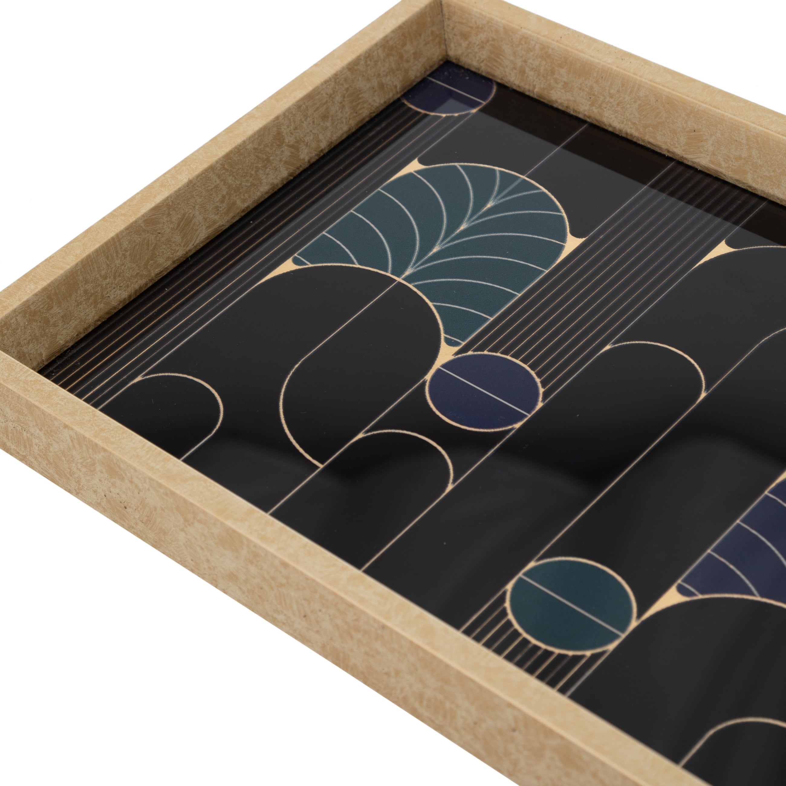 NAVY DEKORATİF TEPSİ 25X40 CM