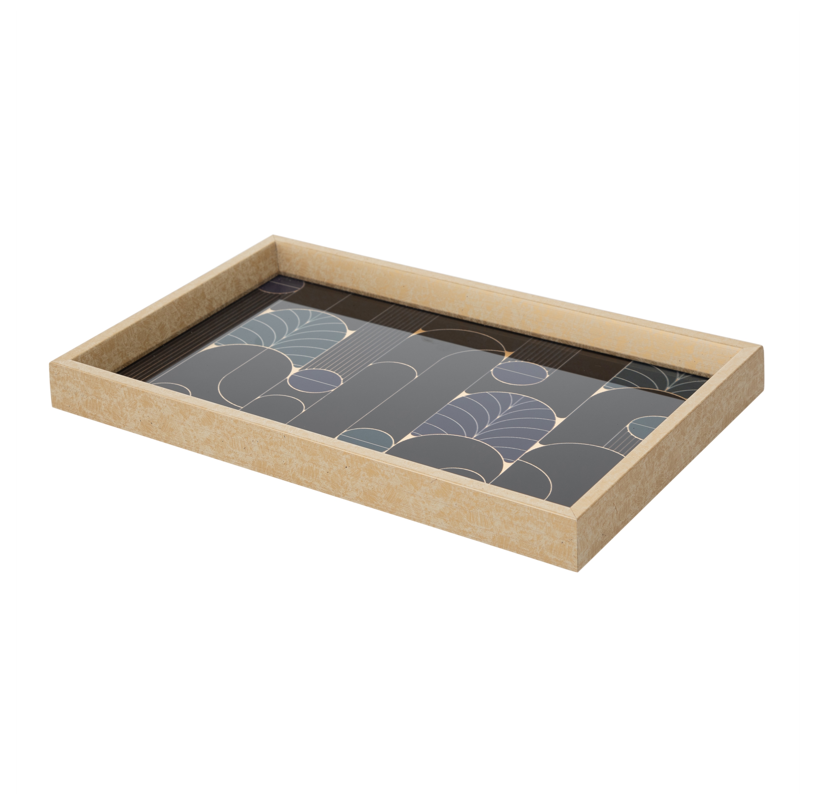 NAVY DEKORATİF TEPSİ 25X40 CM