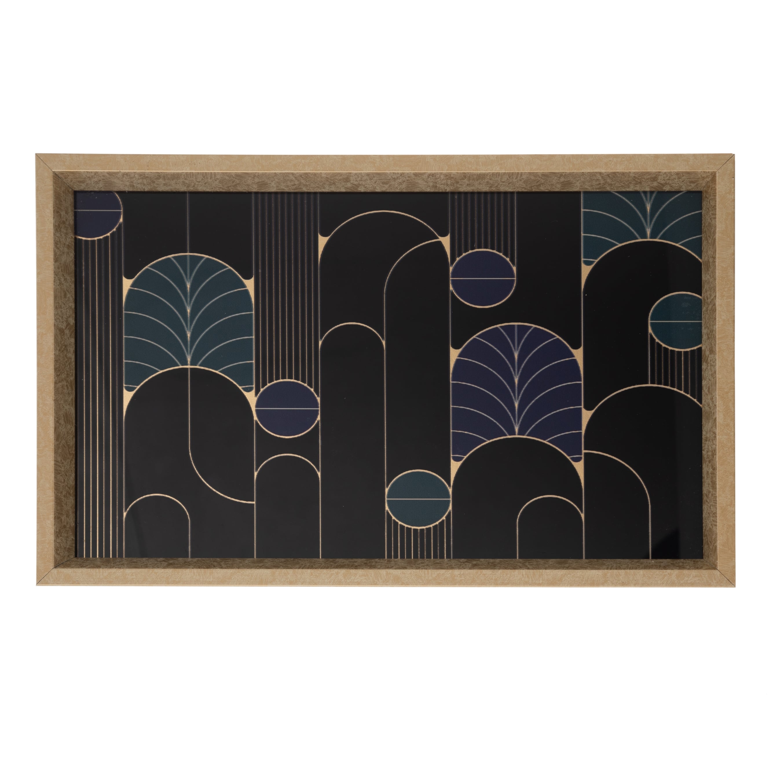 NAVY DEKORATİF TEPSİ 25X40 CM