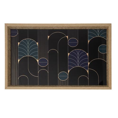  NAVY DEKORATİF TEPSİ 25X40 CM