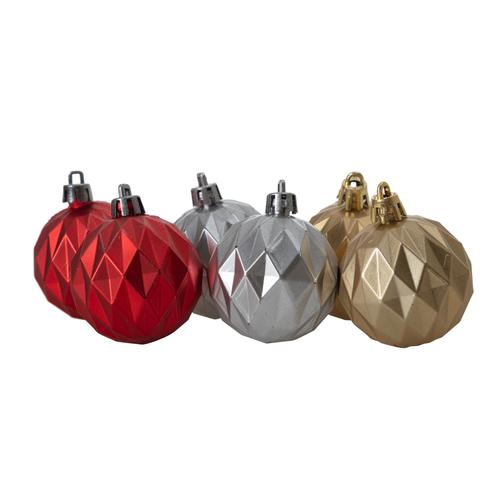  SOFT GRID YILBAŞI SÜSÜ 6'LI 5CM