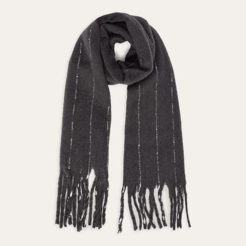  YUMUŞAK DOKULU PÜSKÜLLÜ ATKI