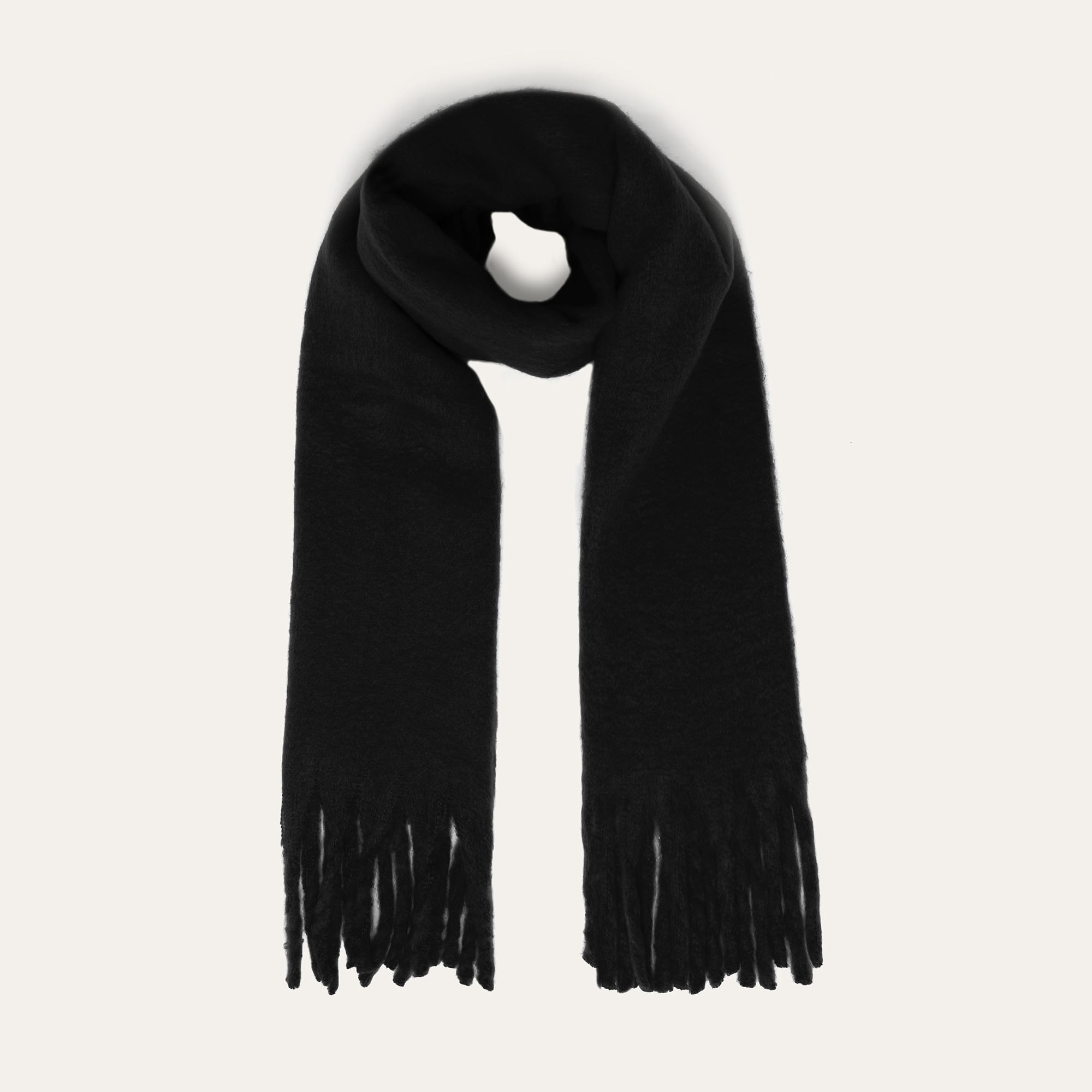 PÜSKÜL DETAYLI YUMUŞAK DOKULU ŞAL