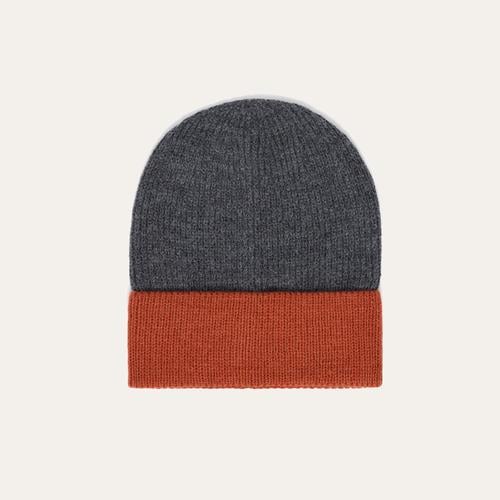 ÇİFT RENKLİ YÜN KARIŞIMLI BERE