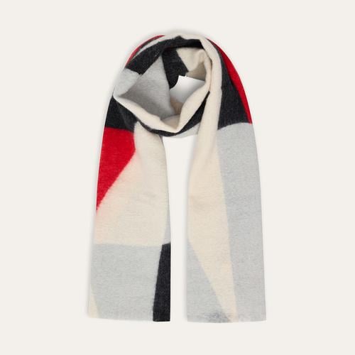  RENK BLOKLU YUMUŞAK DOKULU ATKI