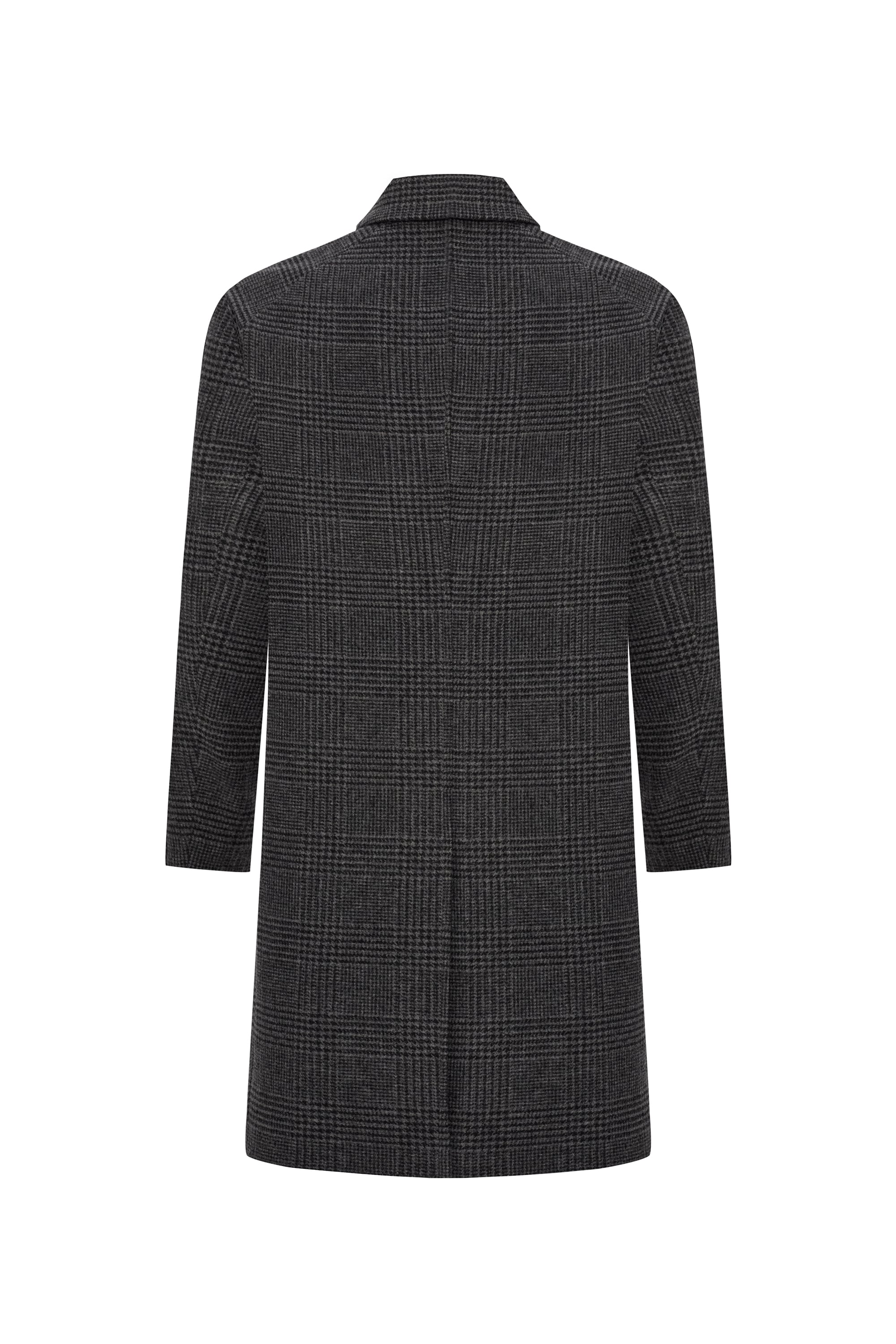 EKOSELİ YÜN KARIŞIMLI UZUN KABAN