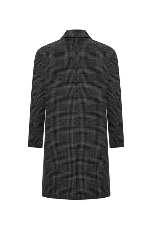  EKOSELİ YÜN KARIŞIMLI UZUN KABAN