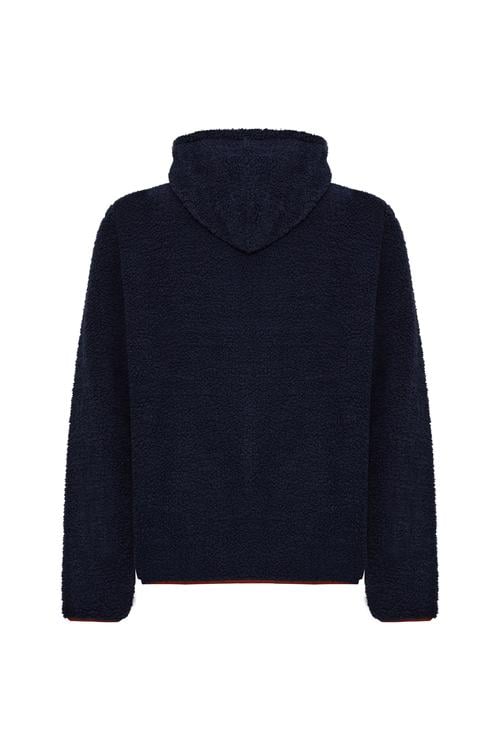  FERMUARLI KAPÜŞONLU POLAR SWEATSHIRT
