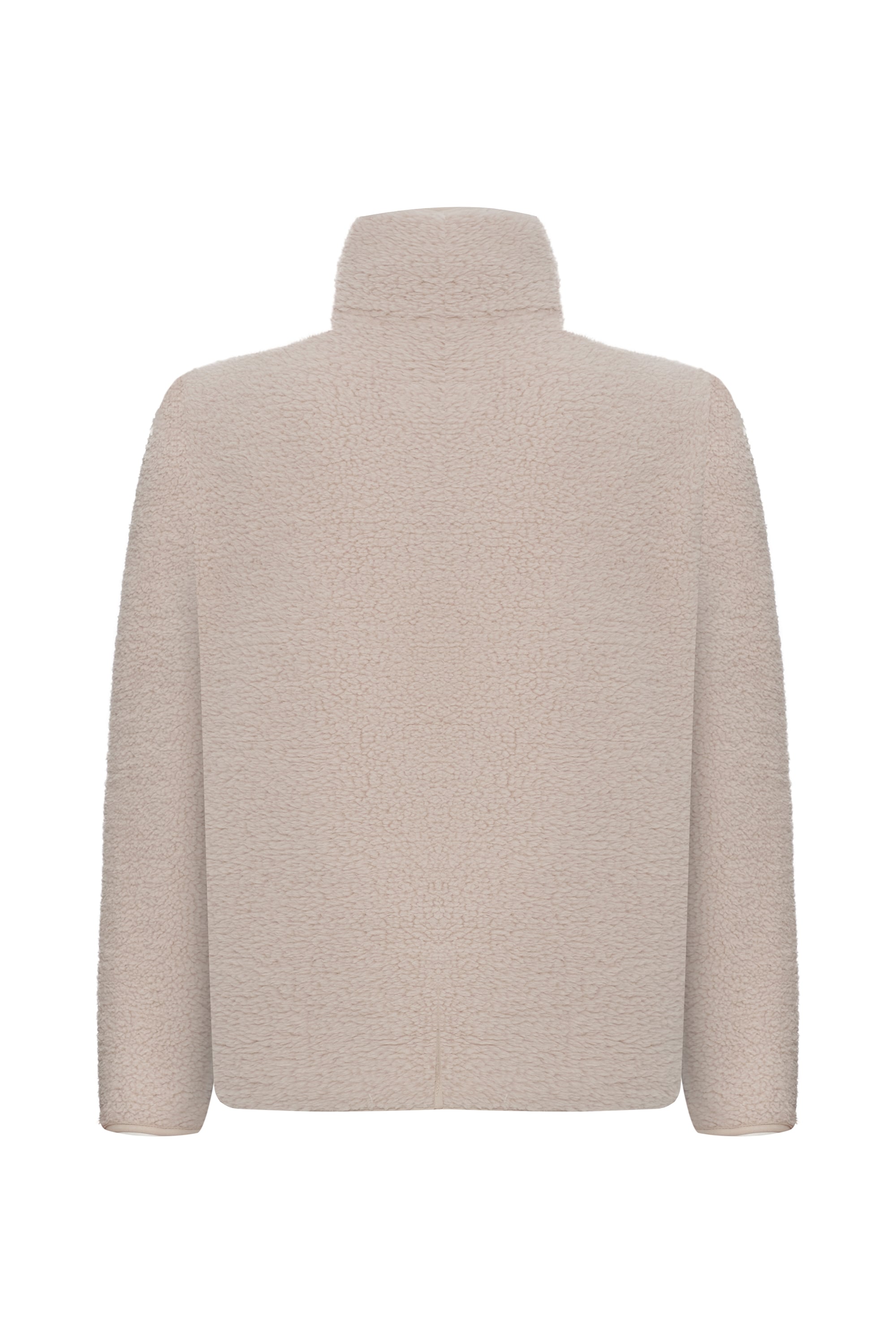 FERMUARLI DİK YAKA POLAR SWEATSHIRT