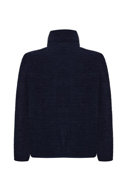  RENK BLOKLU FERMUARLI POLAR SWEATSHIRT