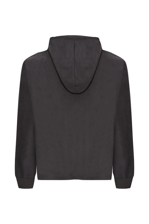  KAPÜŞONLU CROP SWEATSHIRT