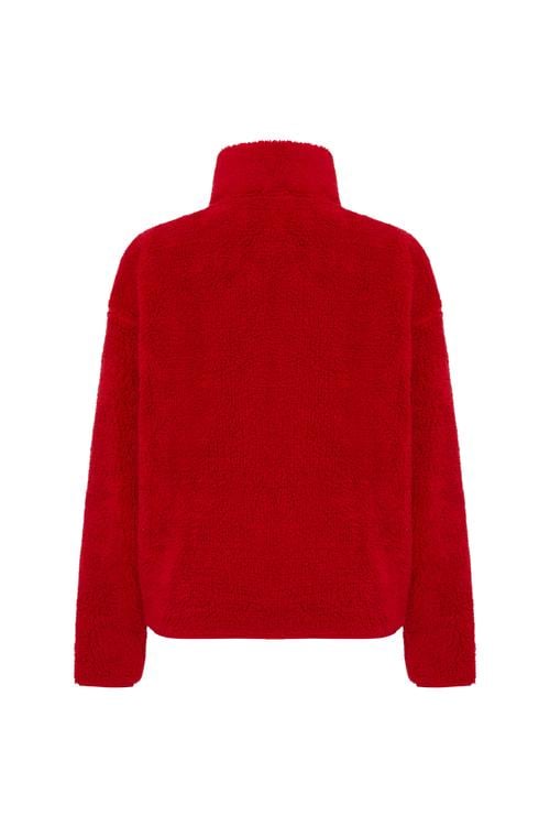  LOOSE FIT DİK YAKA POLAR CEKET