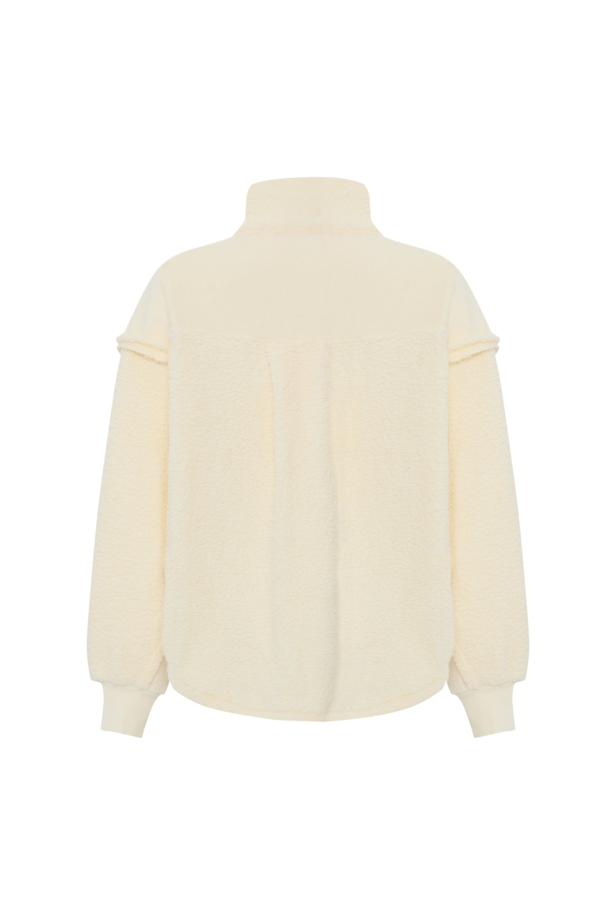KANGURU CEPLİ DİK YAKA POLAR SWEATSHIRT