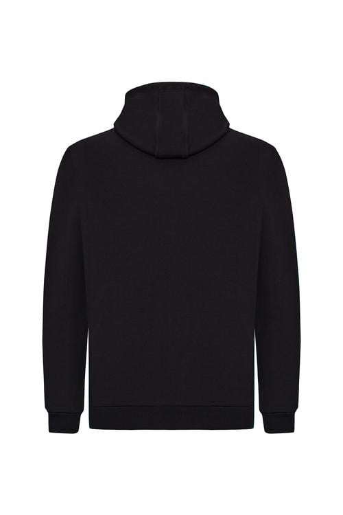  KAPÜŞONLU OVERSIZE FERMUARLI SWEATSHIRT