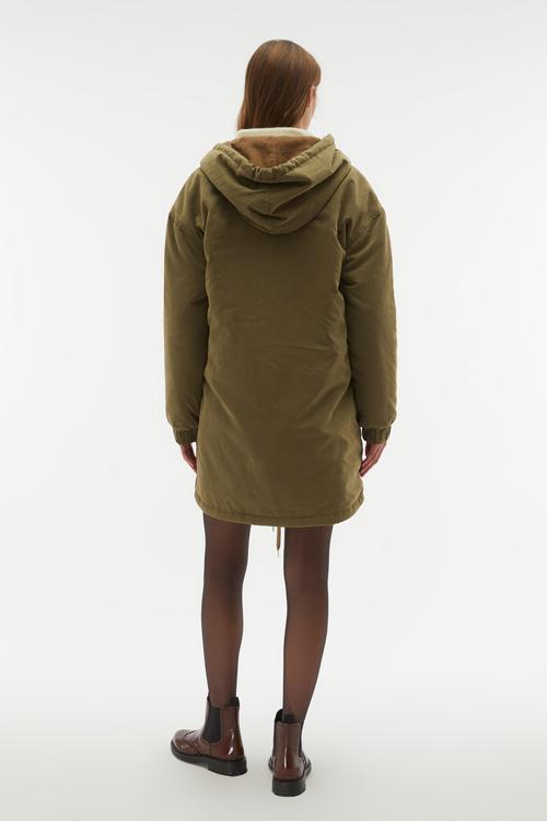  OVERSIZE KAPÜŞONLU UZUN PARKA