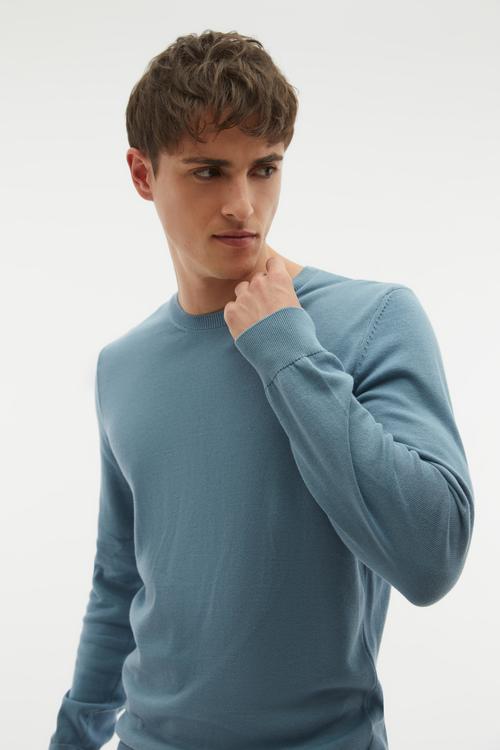  BİSİKLET YAKA UZUN KOLLU KAZAK