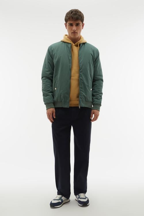 DİK YAKA BOMBER CEKET