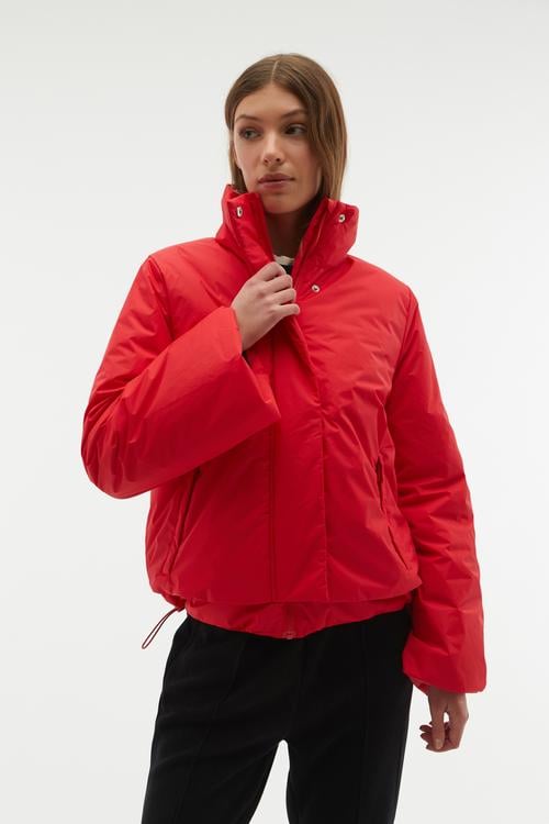  DİK YAKA SU GEÇİRMEZ KISA MONT