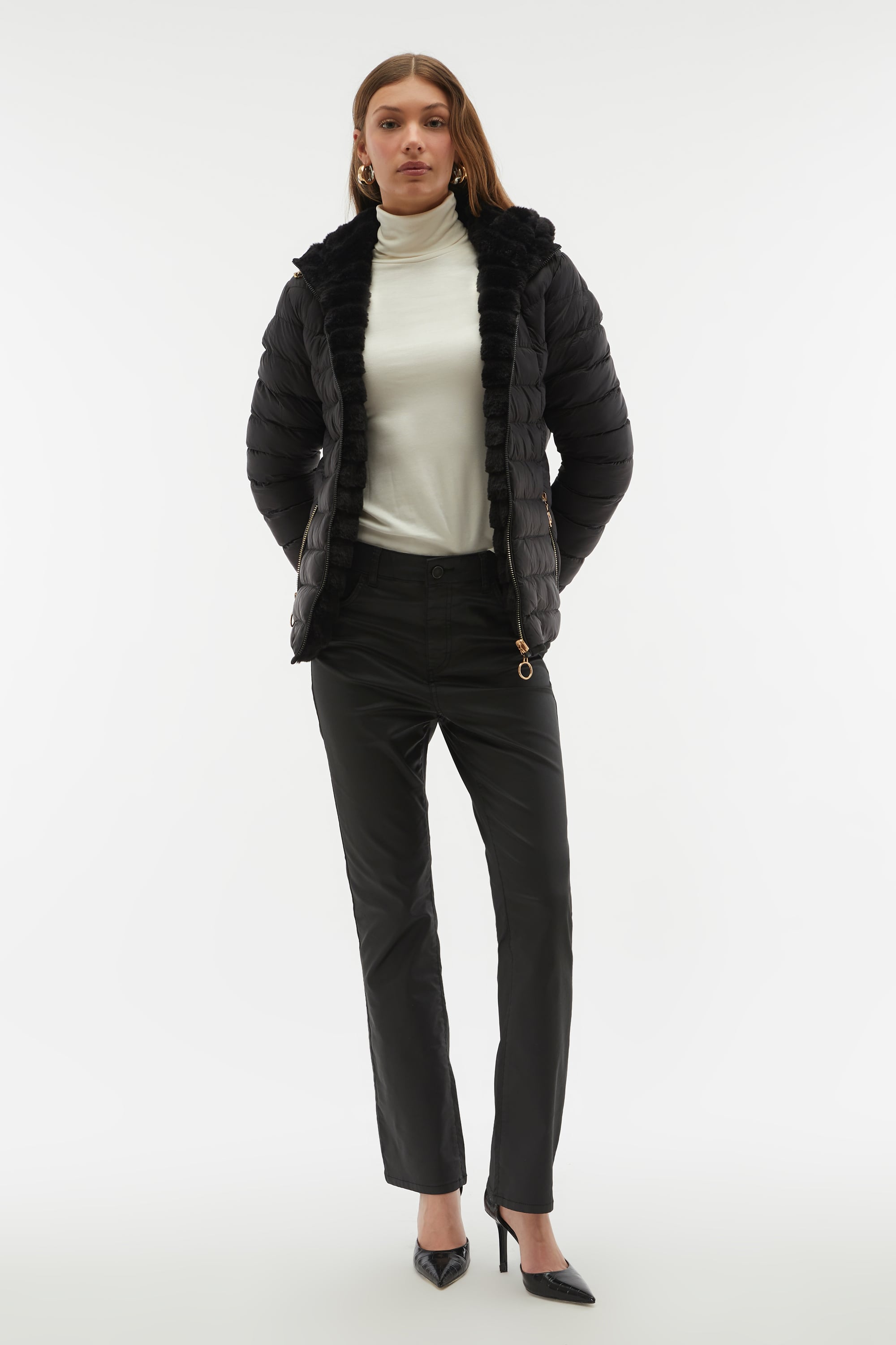 ÇİFT TARAFLI KAPÜŞONLU ŞİŞME MONT