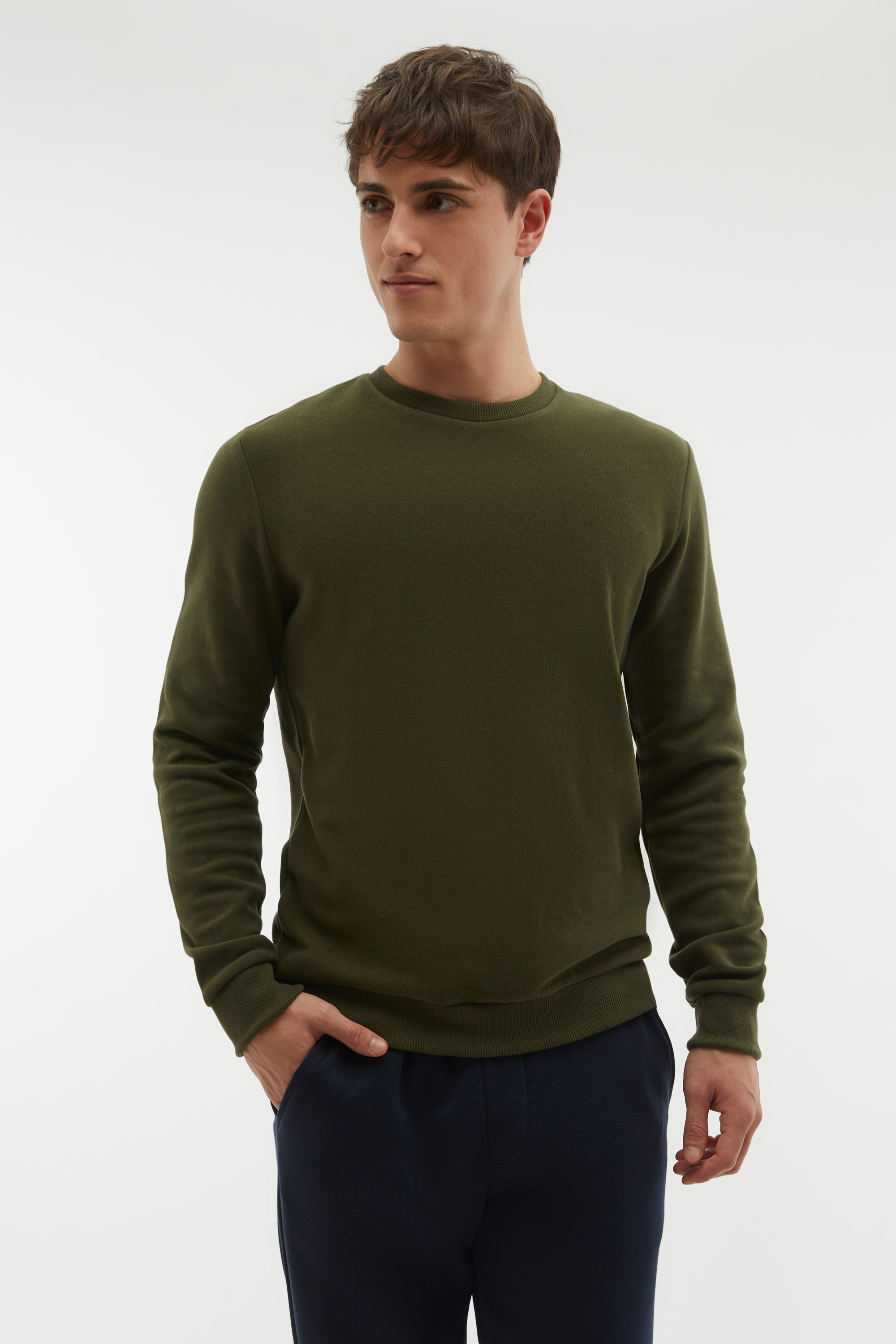 BİSİKLET YAKA SWEATSHIRT