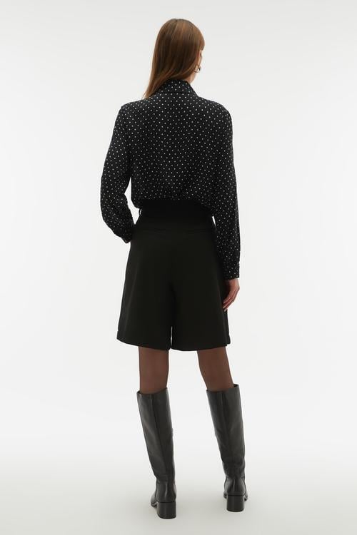 PUANTİYELİ FIRFIRLI SMART GÖMLEK