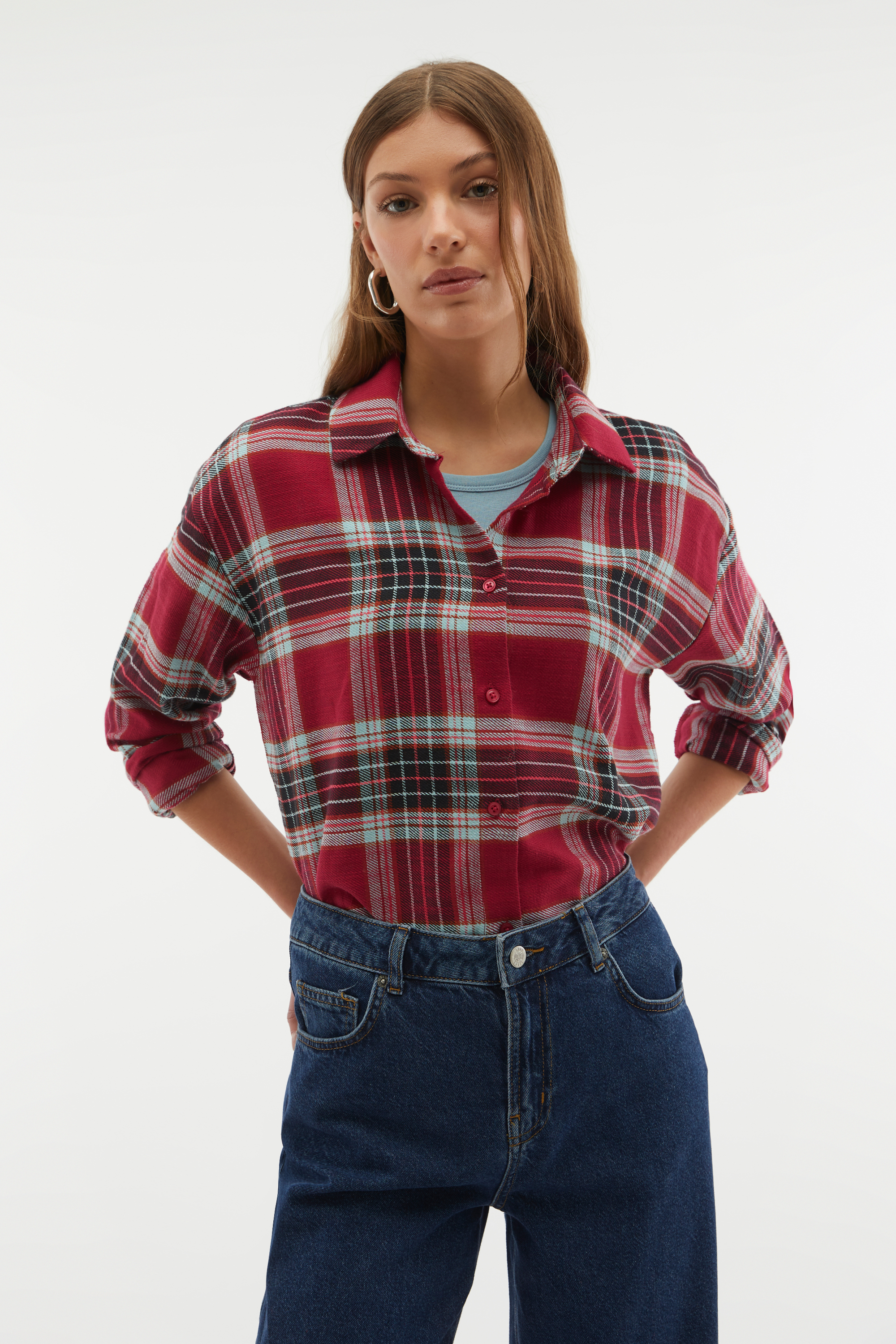 WIDE LEG JEAN PANTOLON