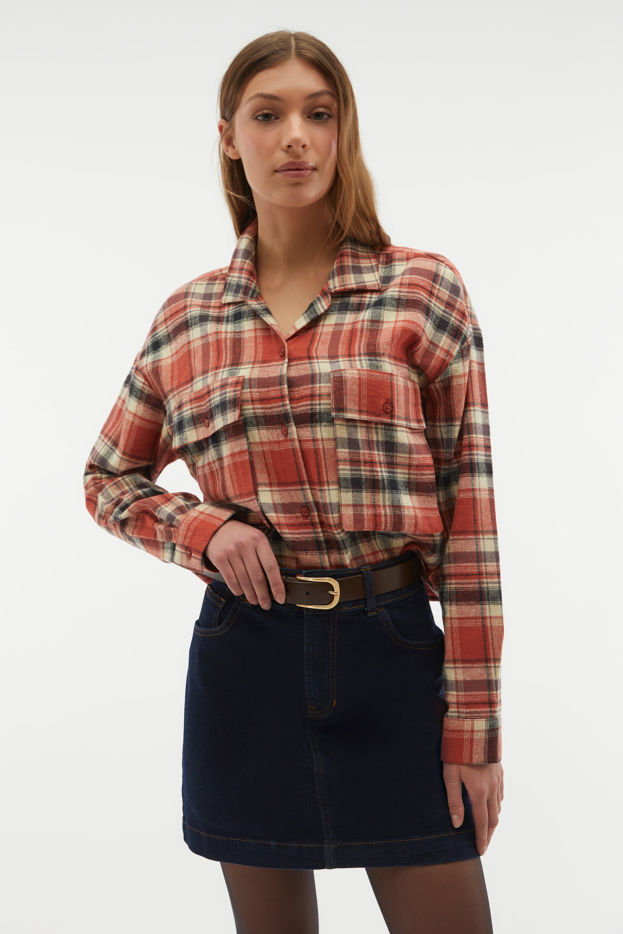 EKOSELİ CROP GÖMLEK