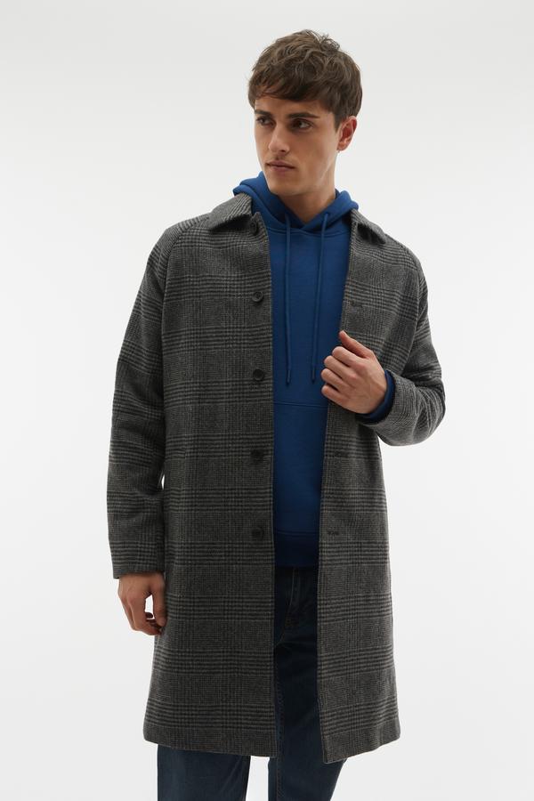 EKOSELİ YÜN KARIŞIMLI UZUN KABAN