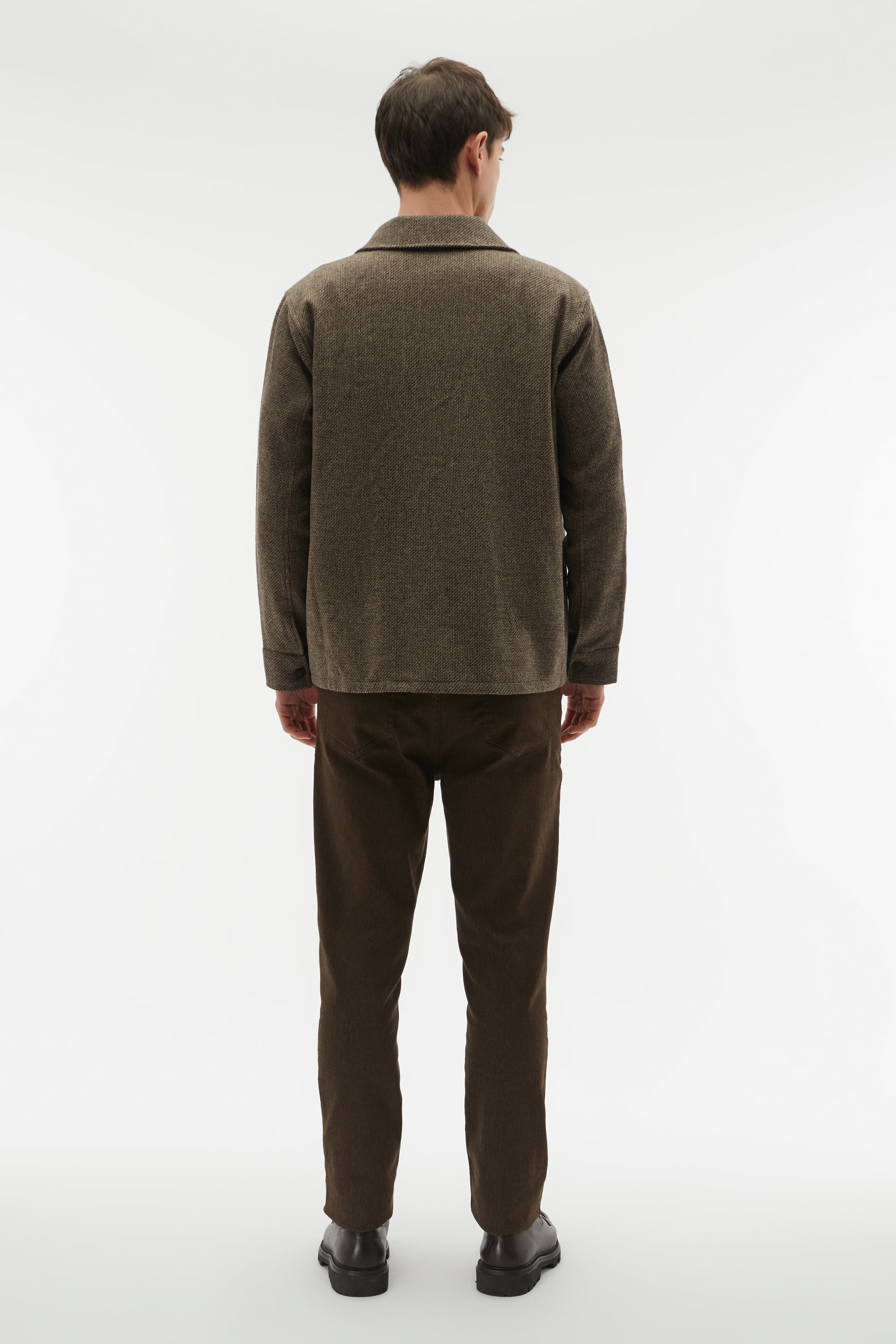 YÜN KARIŞIMLI CASUAL CEKET