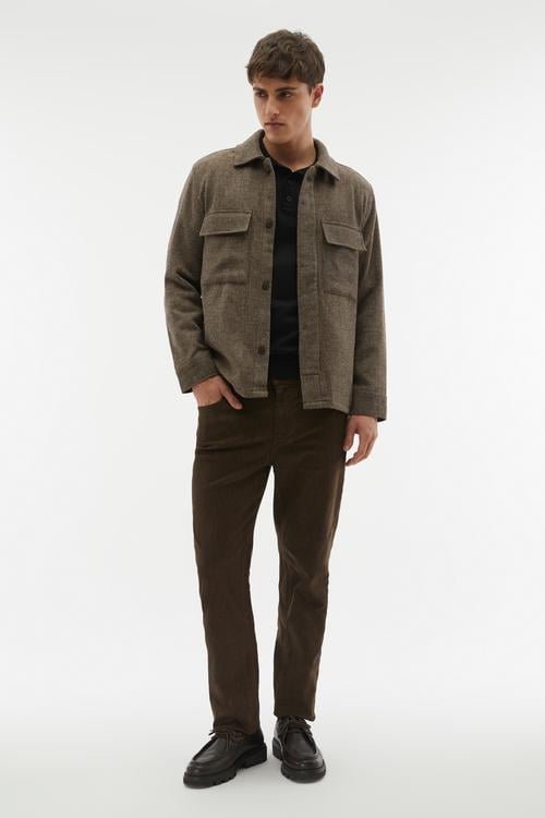 YÜN KARIŞIMLI CASUAL CEKET