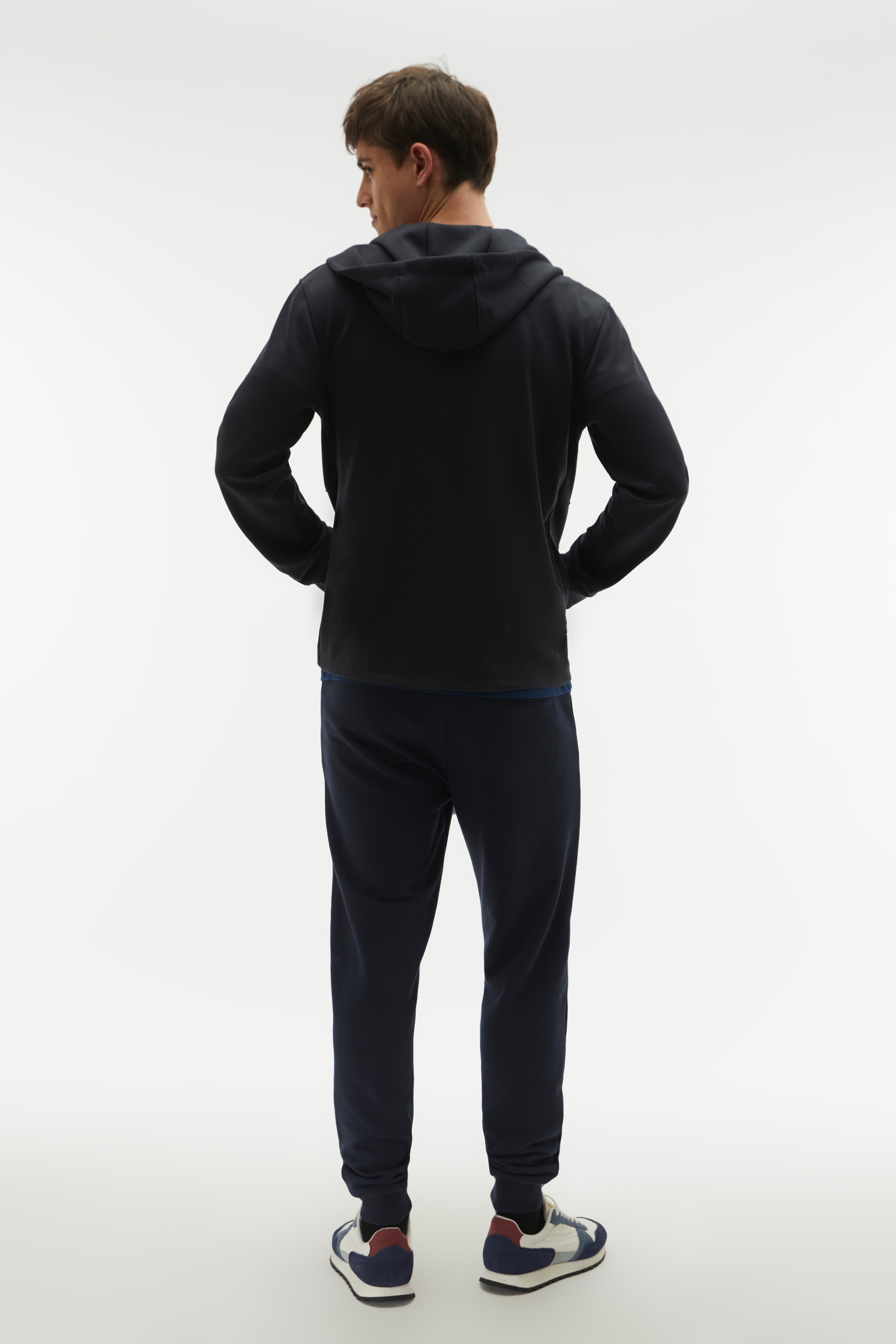 FERMUARLI KAPÜŞONLU MODAL SWEATSHIRT