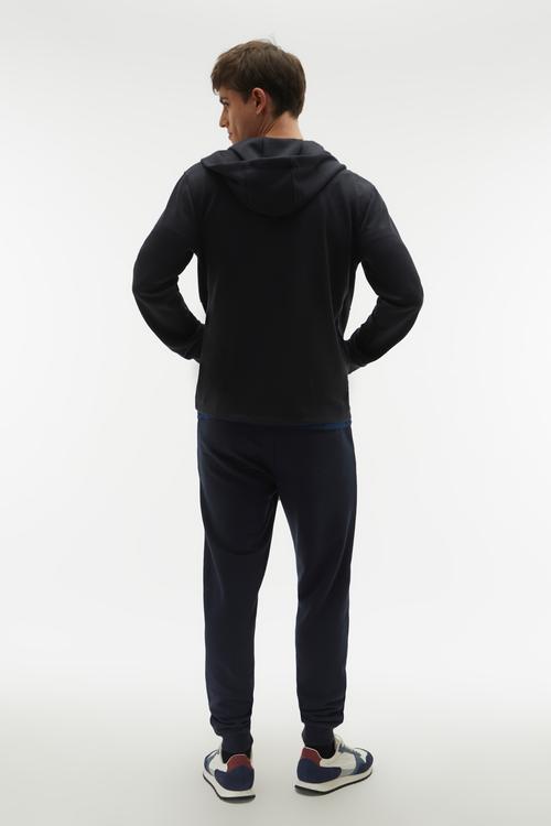  FERMUARLI KAPÜŞONLU MODAL SWEATSHIRT