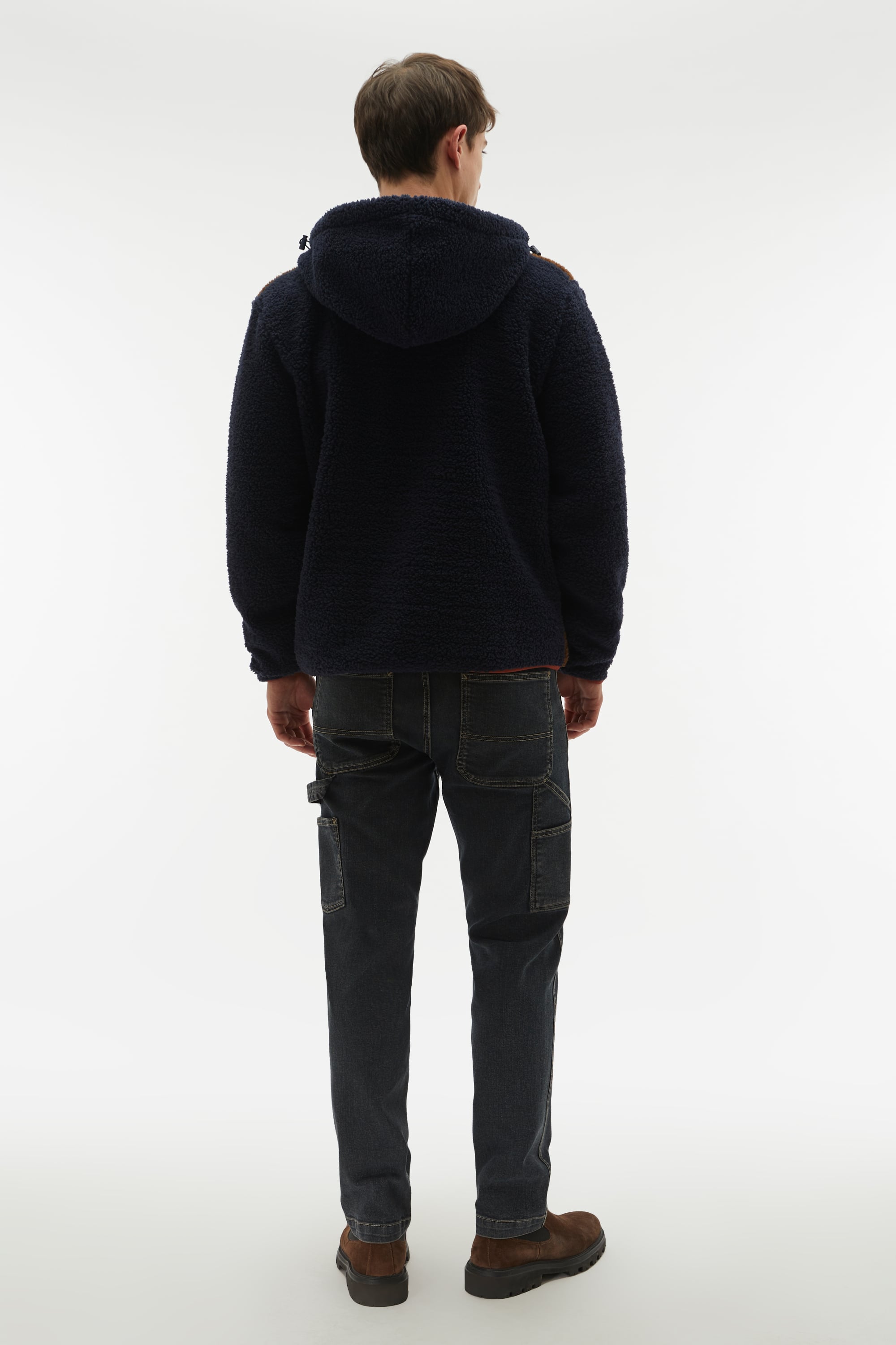 FERMUARLI KAPÜŞONLU POLAR SWEATSHIRT