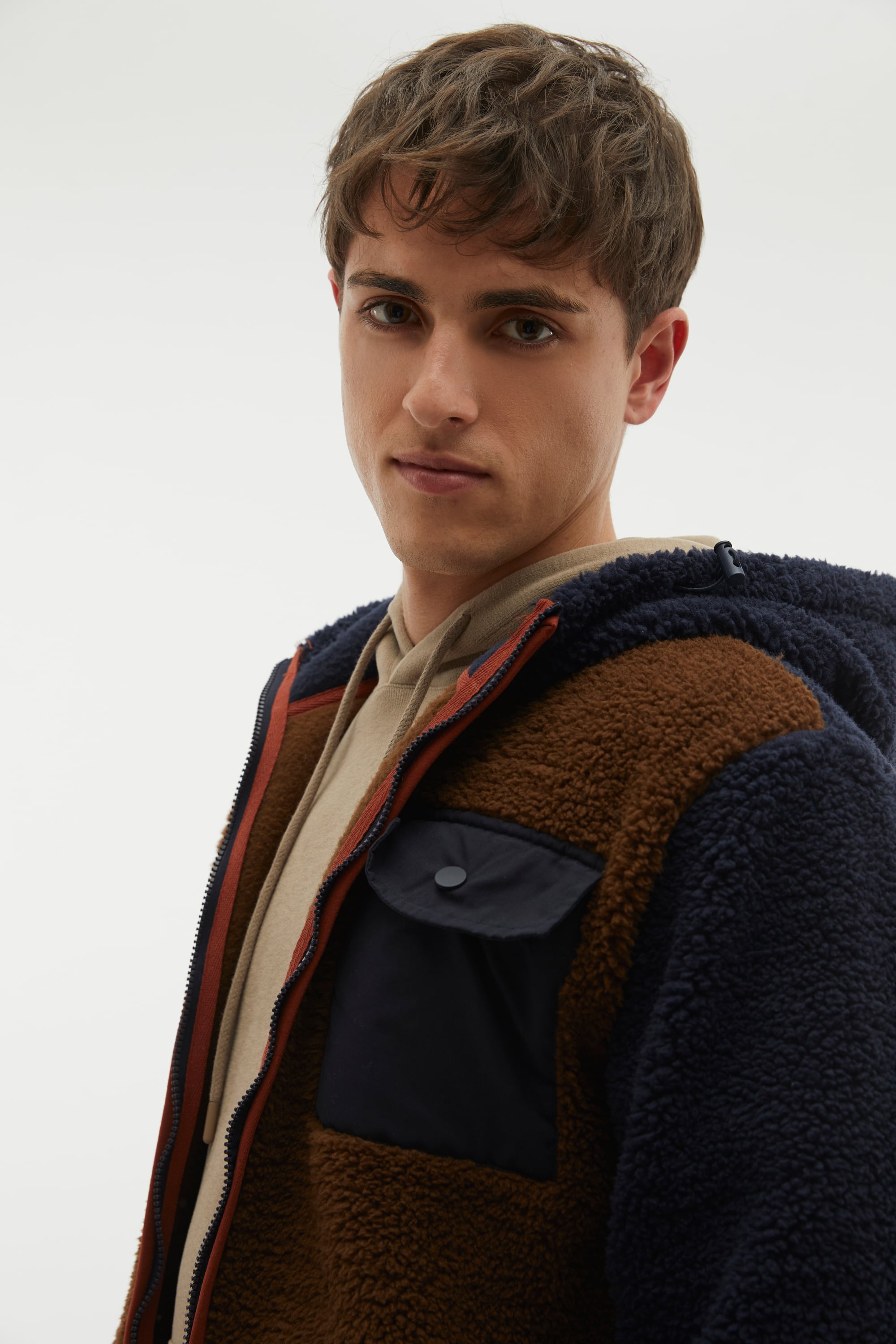 FERMUARLI KAPÜŞONLU POLAR SWEATSHIRT