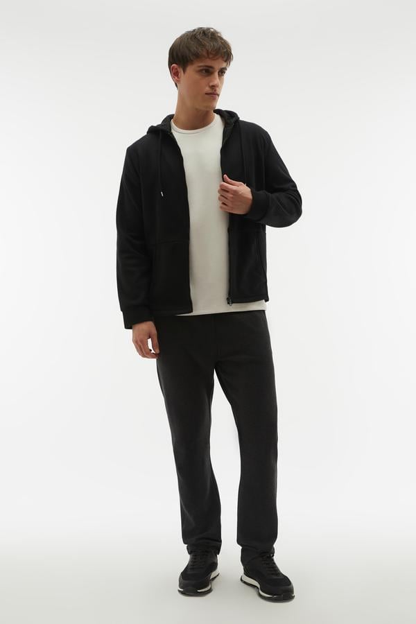 FERMUARLI KAPÜŞONLU SWEATSHIRT