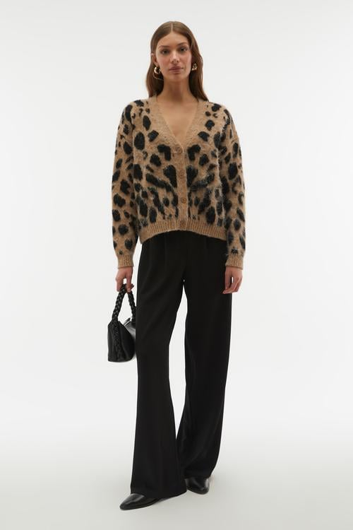 WIDE LEG PİLELİ YÜKSEK BEL PANTOLON