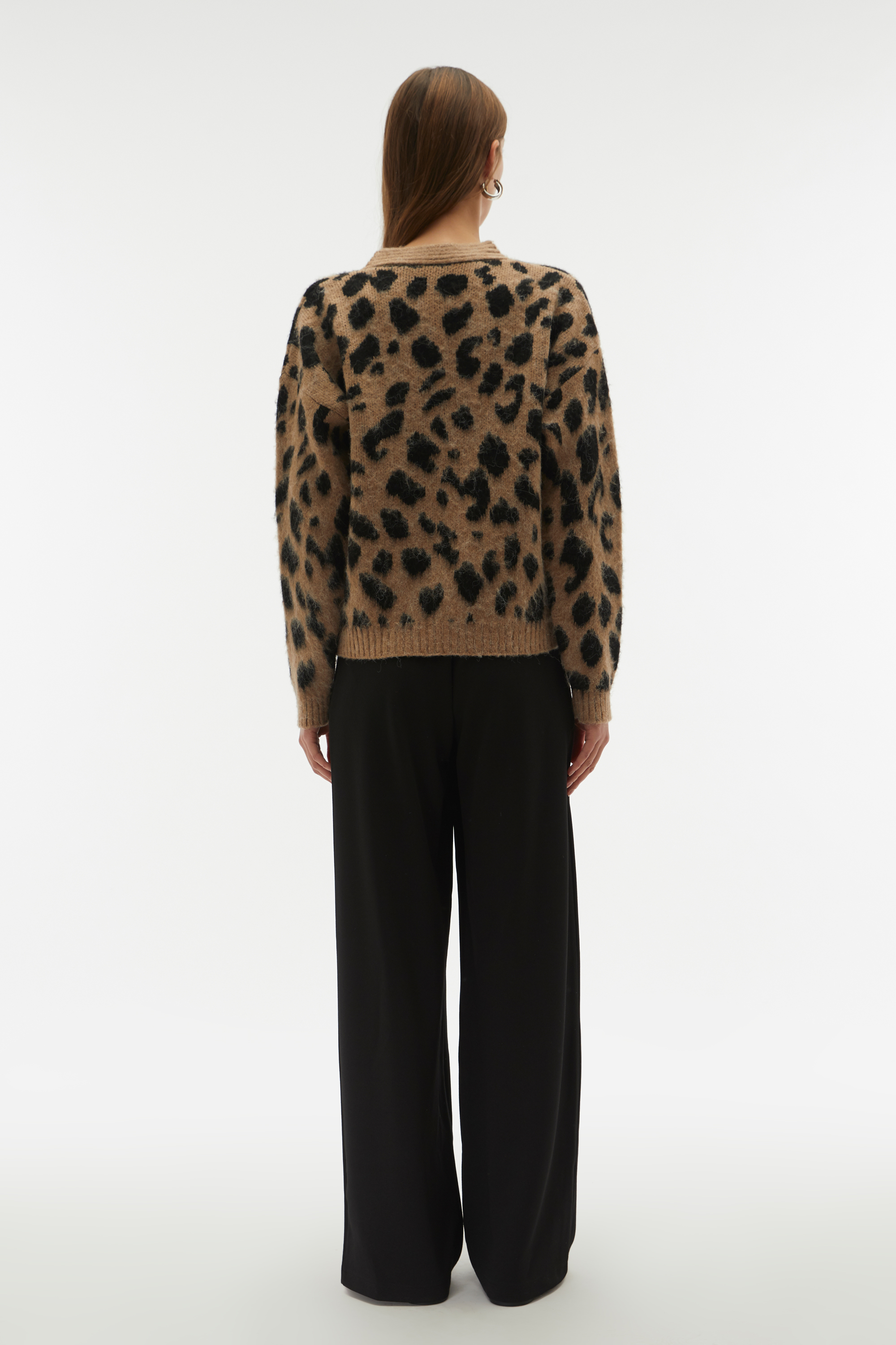 WIDE LEG PİLELİ YÜKSEK BEL PANTOLON