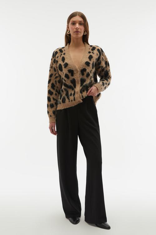 WIDE LEG PİLELİ YÜKSEK BEL PANTOLON