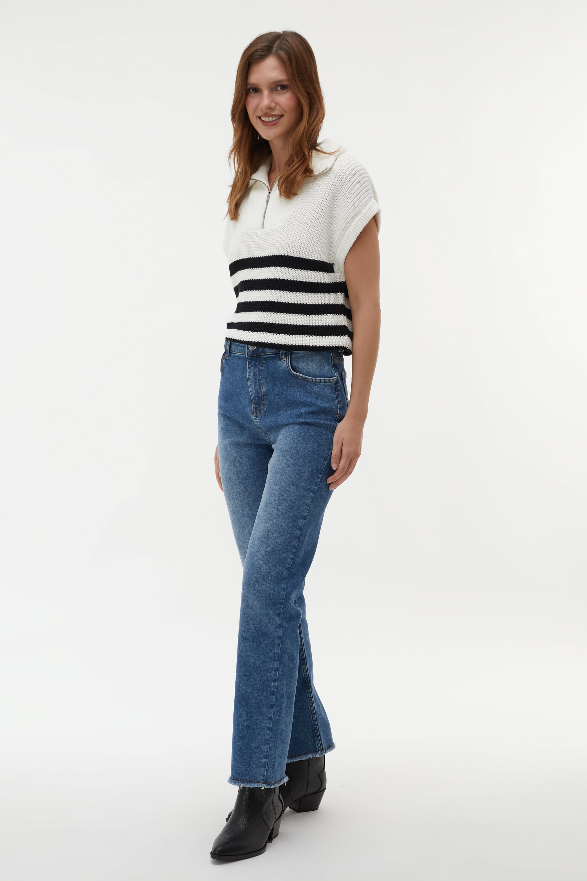 CROPPED JEAN PANTOLON