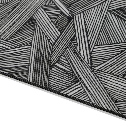  SİYAH AMERİKAN SERVİS SETİ 30X45CM - 2Lİ