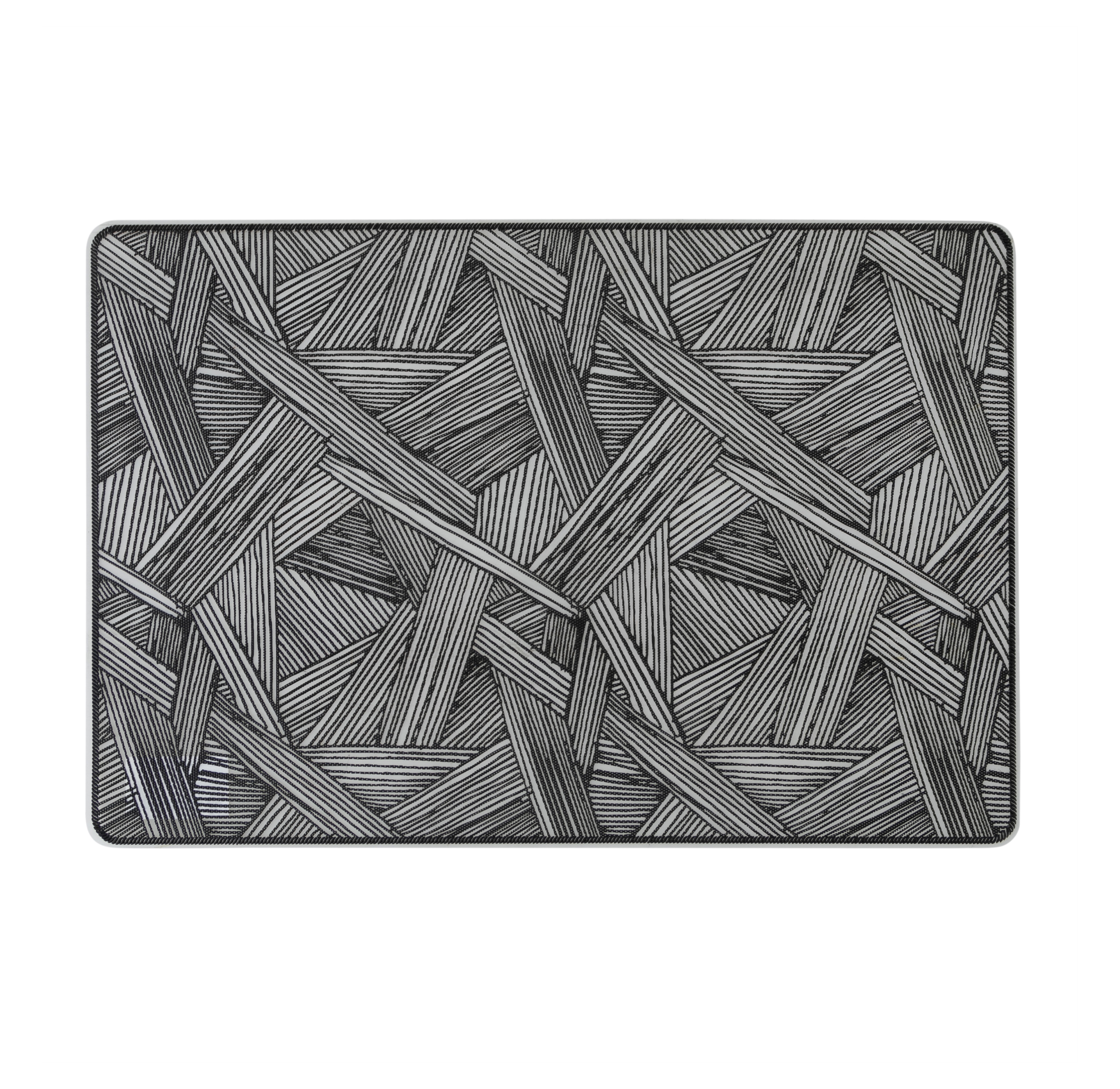 SİYAH AMERİKAN SERVİS SETİ 30X45CM - 2Lİ