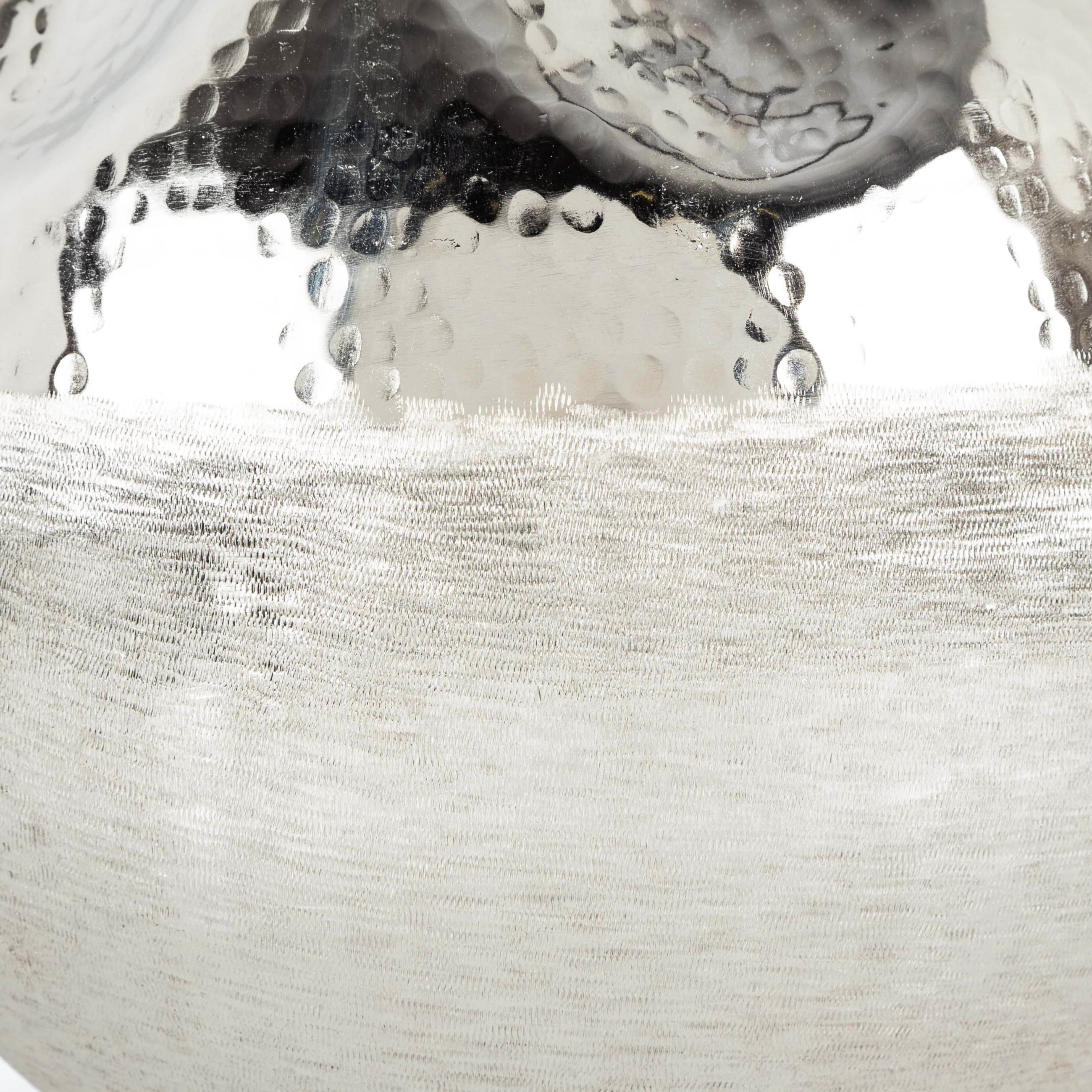 MIRAI VAZO GÜMÜŞ 30X27 CM