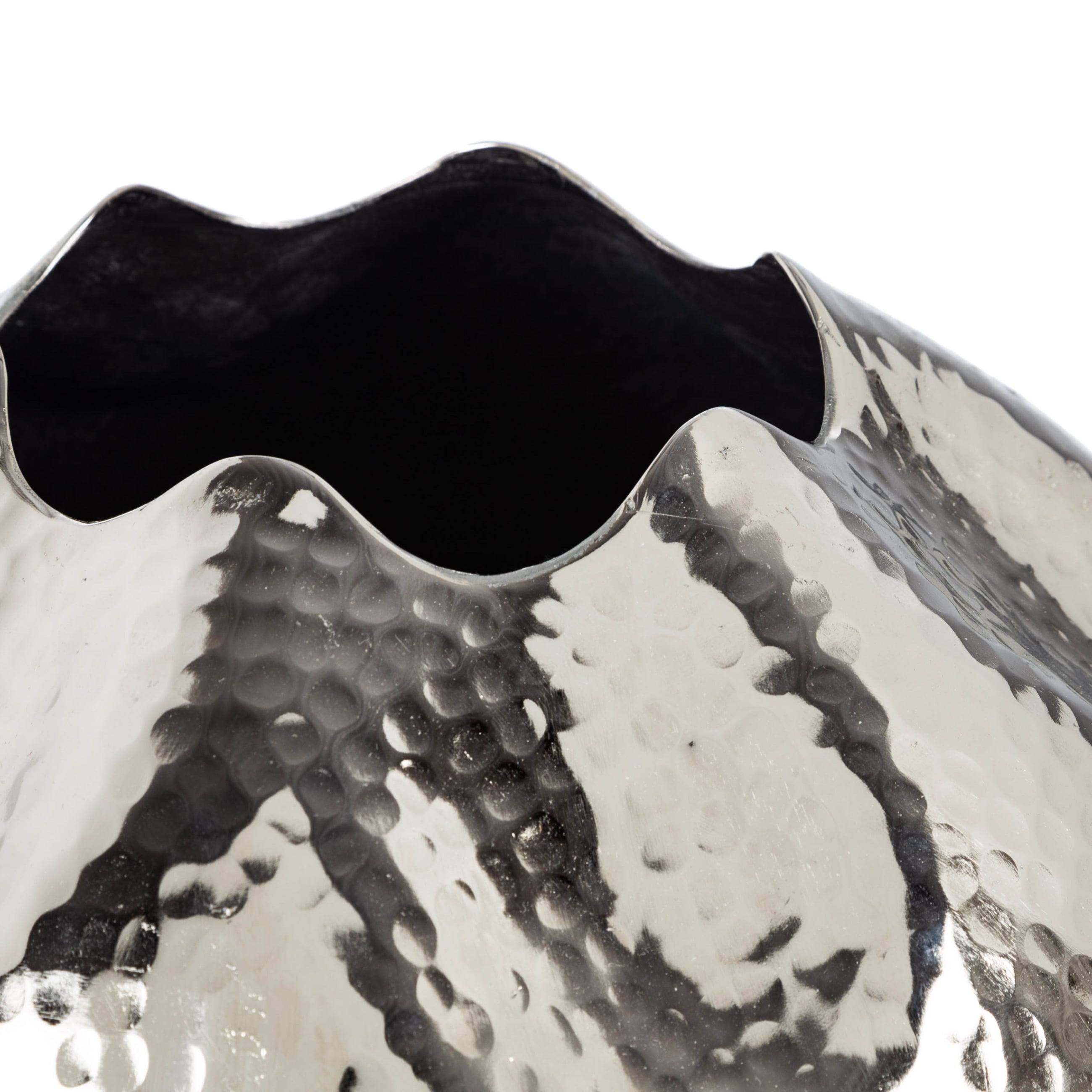 MIRAI VAZO GÜMÜŞ 30X27 CM