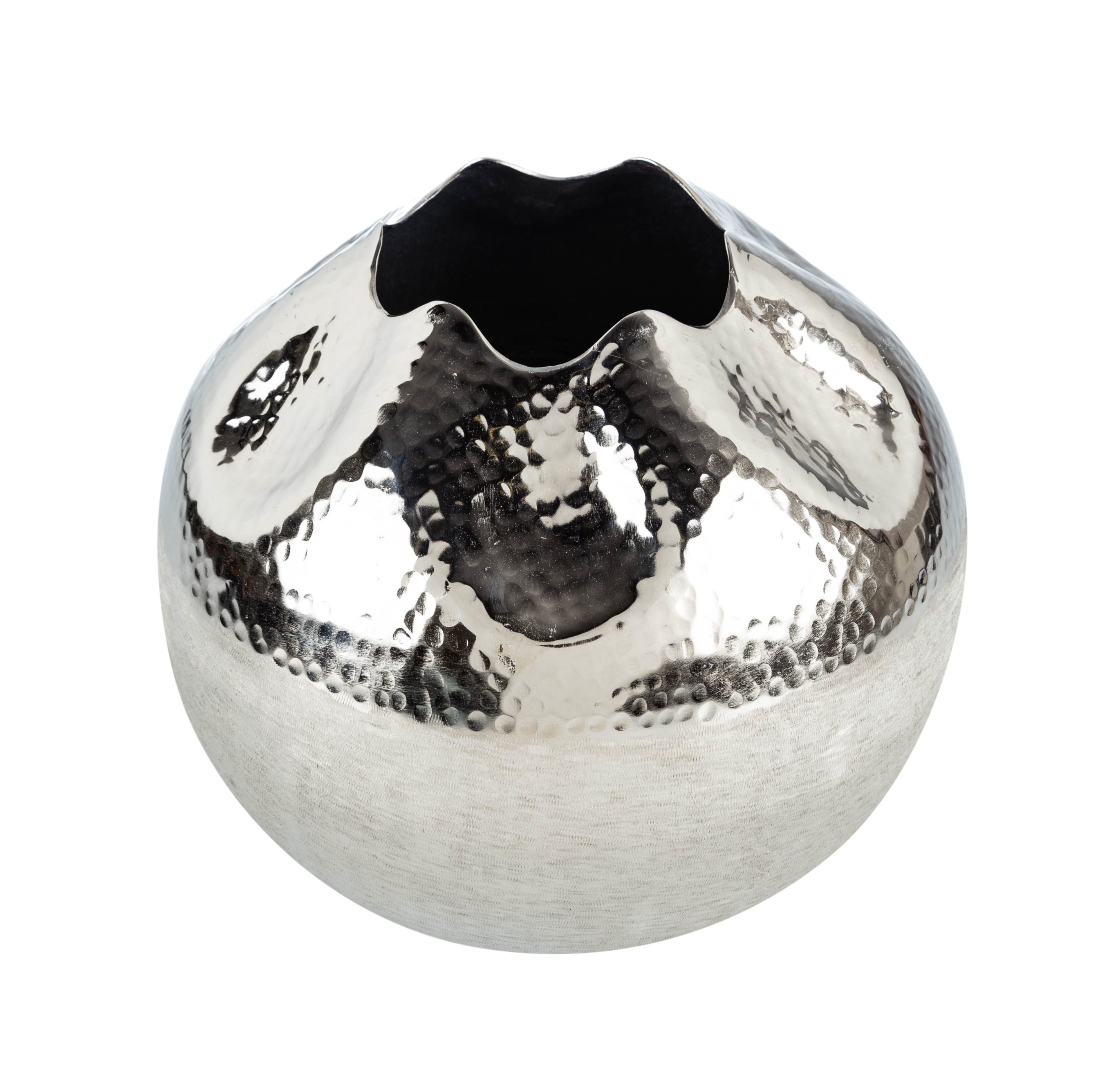 MIRAI VAZO GÜMÜŞ 30X27 CM