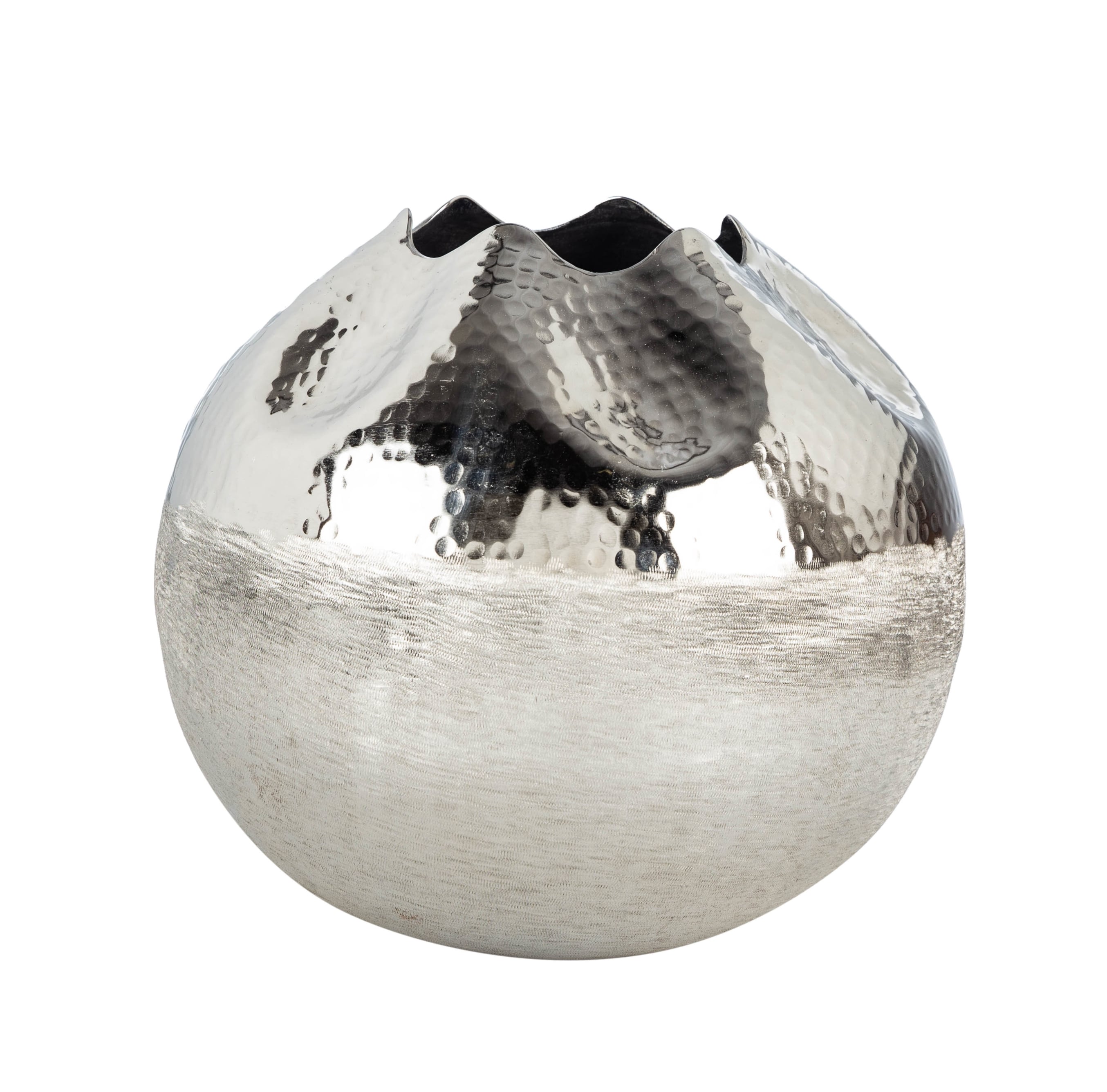 MIRAI VAZO GÜMÜŞ 30X27 CM