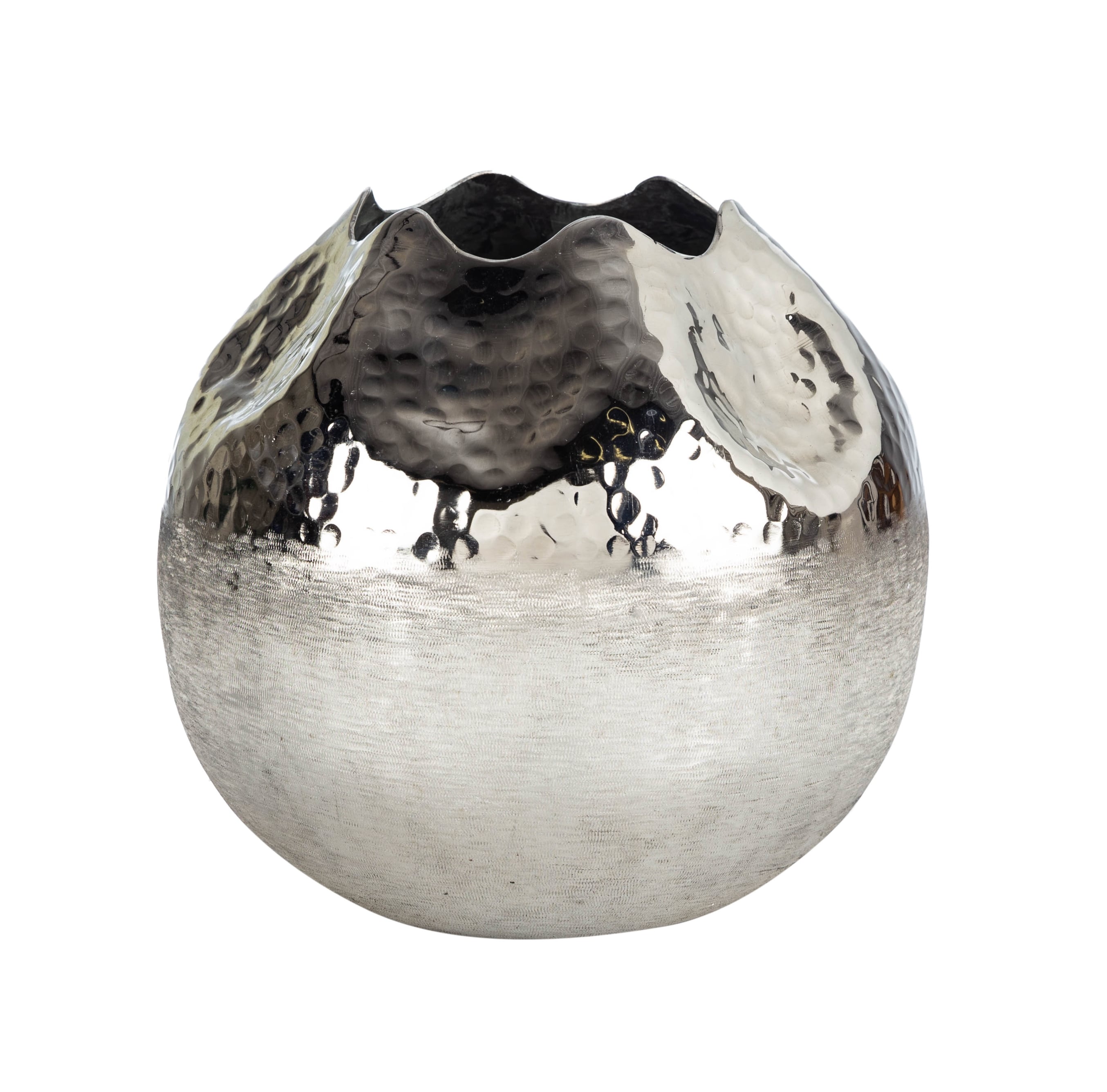 MIRAI VAZO GÜMÜŞ 26X22 CM