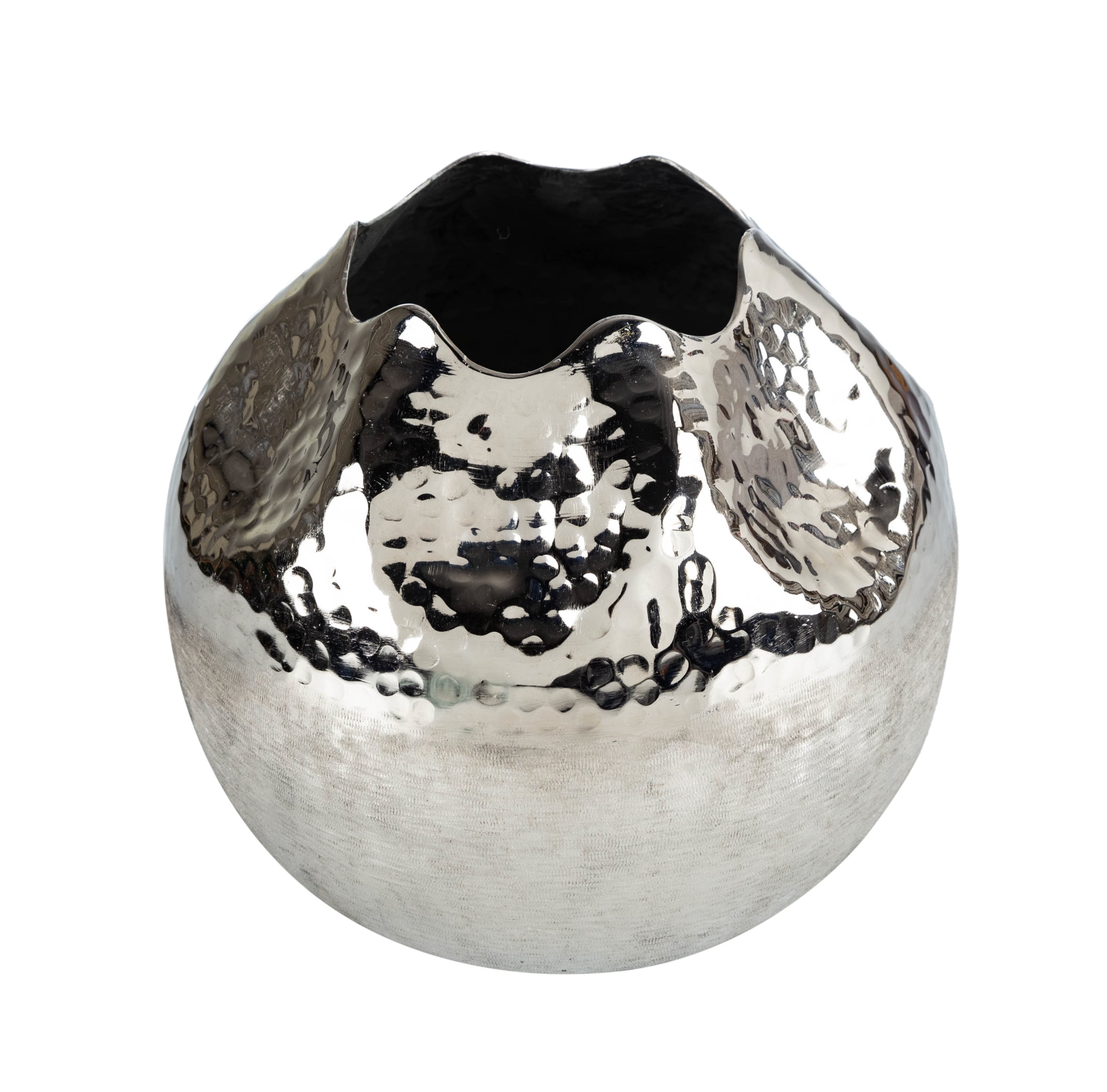 MIRAI VAZO GÜMÜŞ 26X22 CM